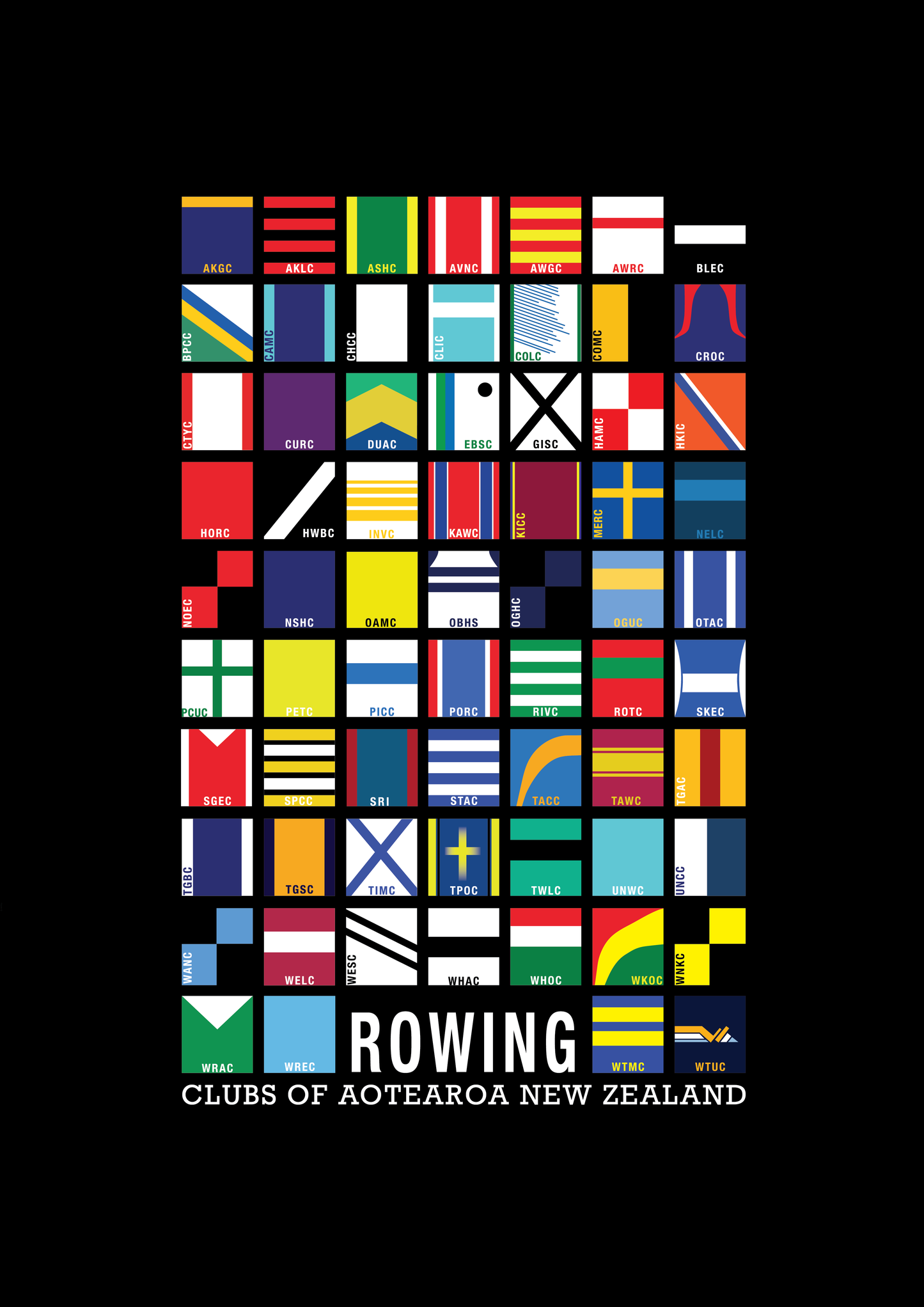 Regional Rowing Club Colours